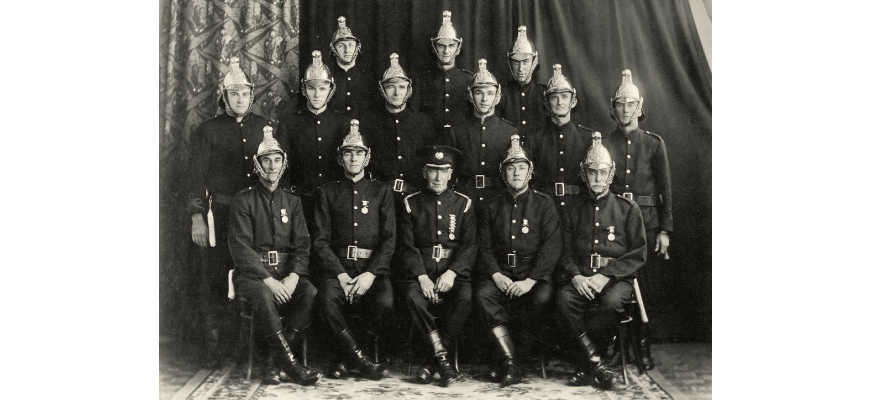 Ipswich Fire Brigade members, Ipswich, 1935