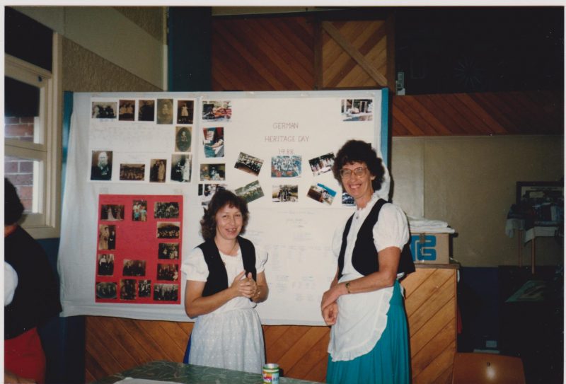 Maria Bogie and Margaret Rutledge Heritage Day Booval 1989